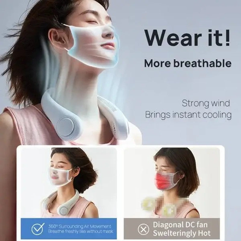 šSummer Funny Big Sale 30% Off -LZYoehinā¢Portable Neck Fan