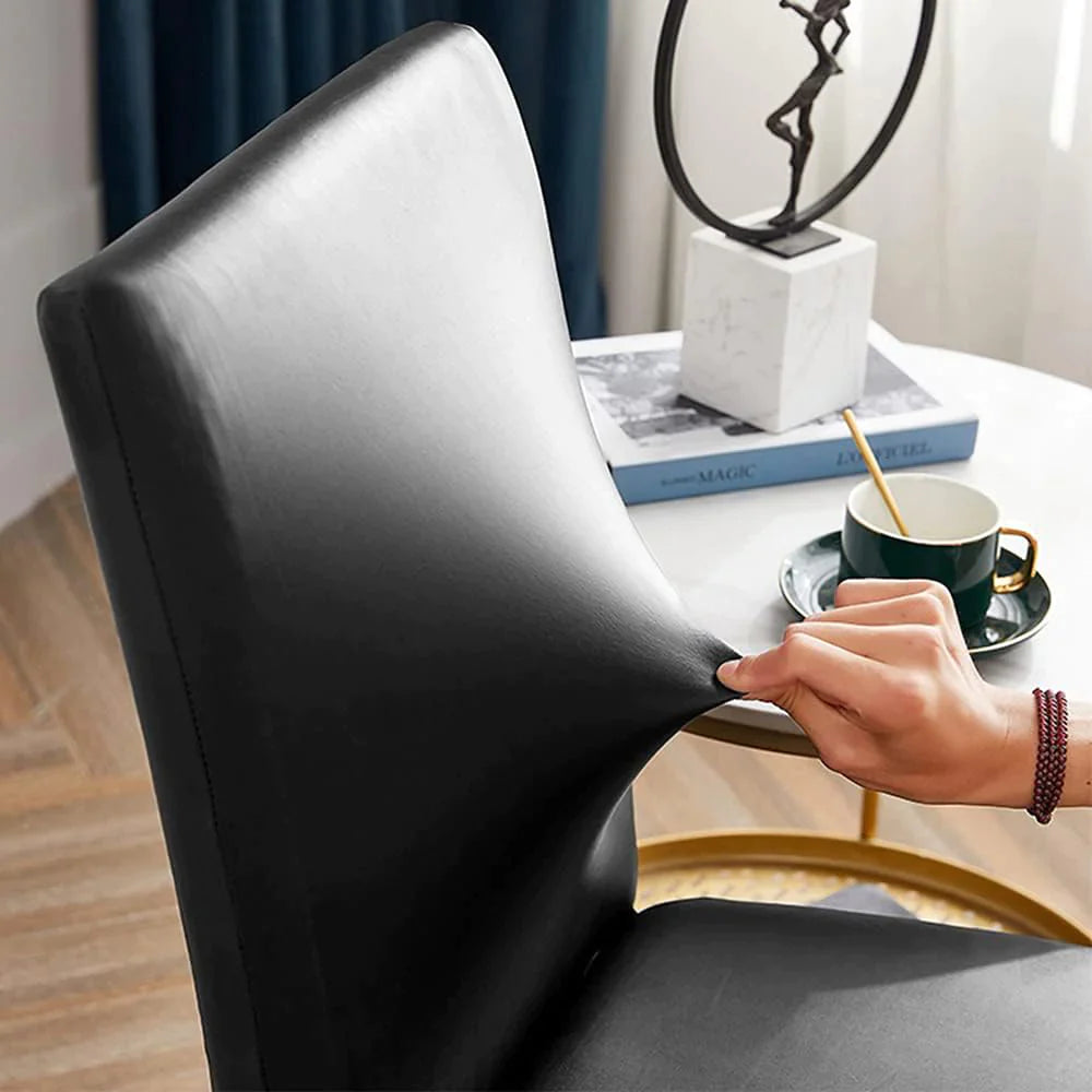 🌸2025 New Year Promotion - Waterproof PU Leather Chair Cover(🔥50% OFF Buy 6 Free Shipping)