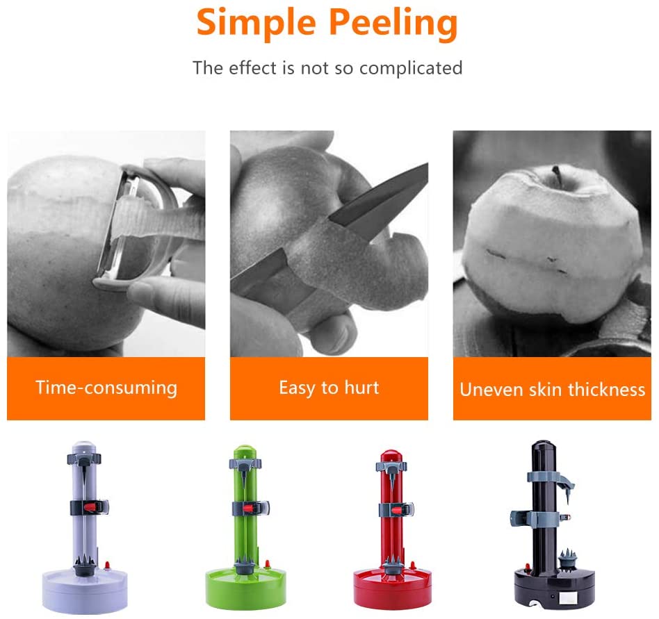 Stainless Steel Electric Fruit Peeler