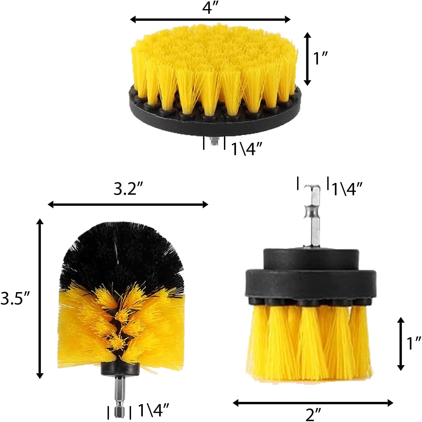 Drill Brush Pad Sponge Kit
