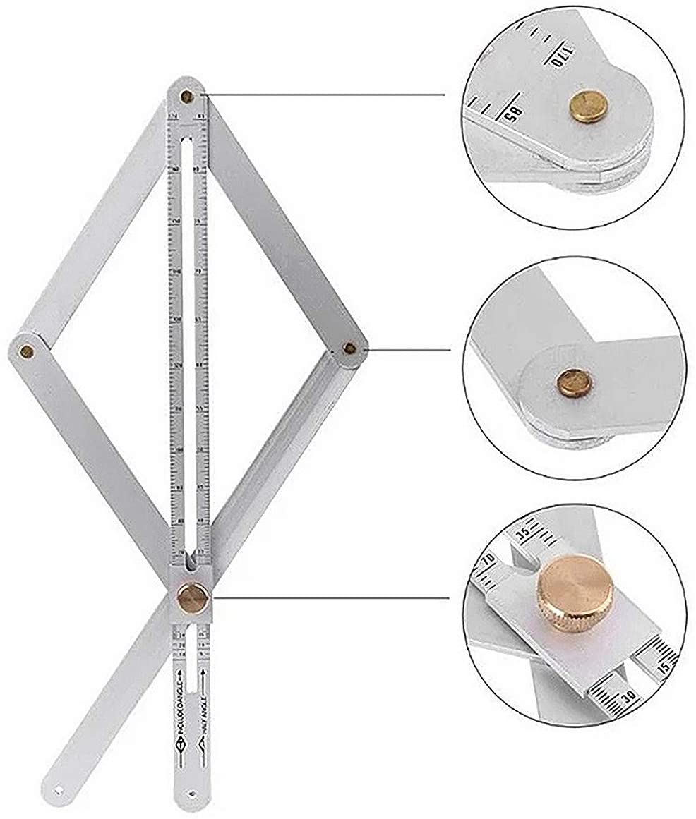 🎉New Year Big Sale 50% Off 🎉Precision Measurement Woodworking Goniometer Rulers
