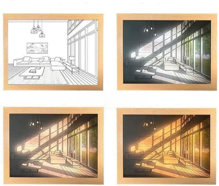 đ2023 New Decorate Sale 30% OFF - LZYoehinâ˘Decoration Lighting Painting LED Glowing Photo Frame