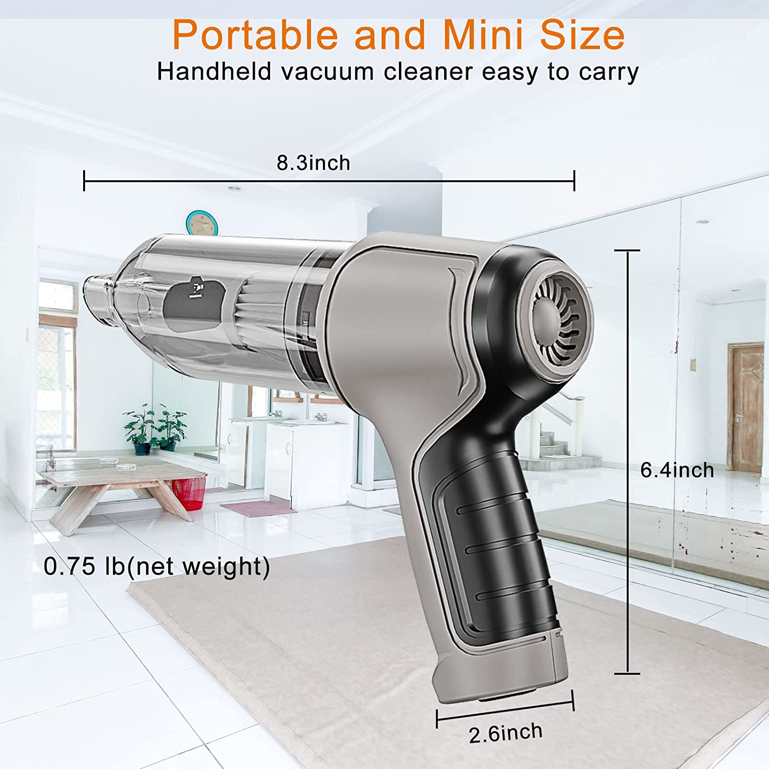 🎉New Year Big Sale - LZYoehin™ 3 in 1 Cordless Mini Handheld Vacuum Cleaner Rechargeable