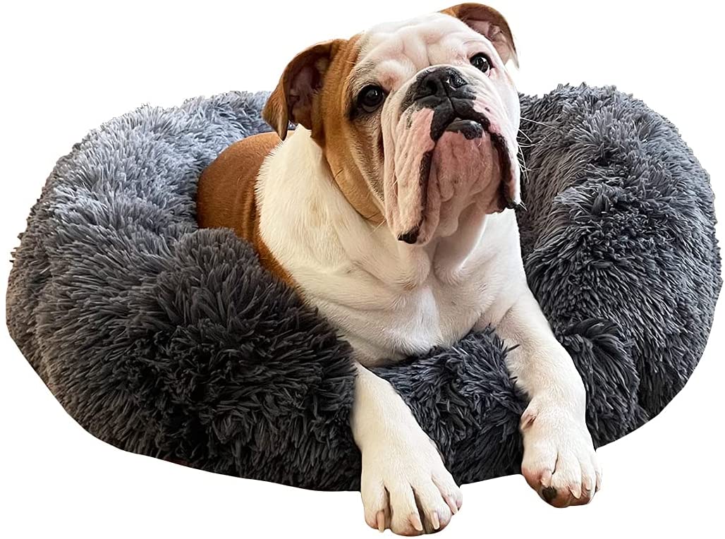 Pet plush bed