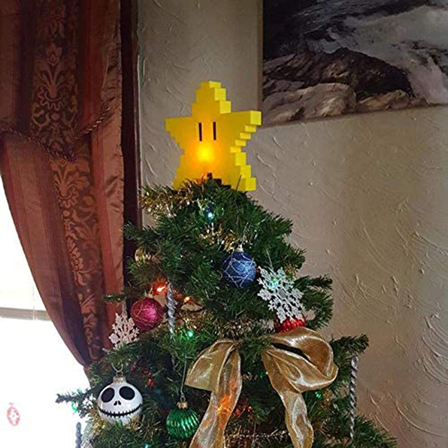 🎄Early Christmas Promotion 50% Off🎄🎅3D Pixel Star Christmas Tree Toppers