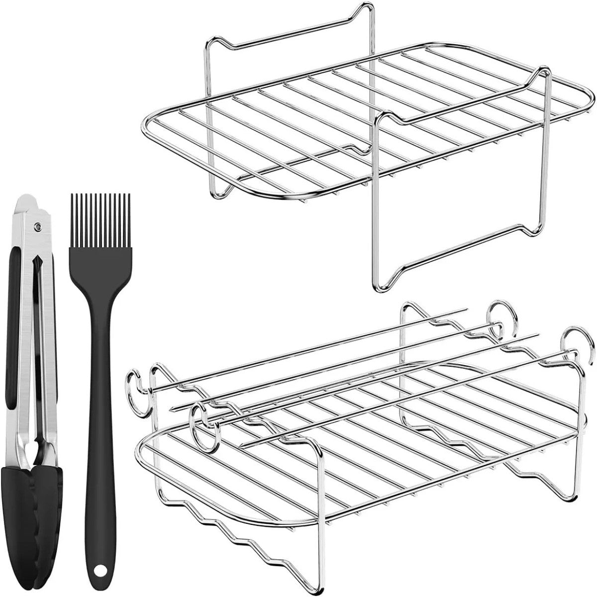🎊Christmas Home Sale - LZYoehin™304 Stainless Steel Grilling Rack Air Fryer Accessories