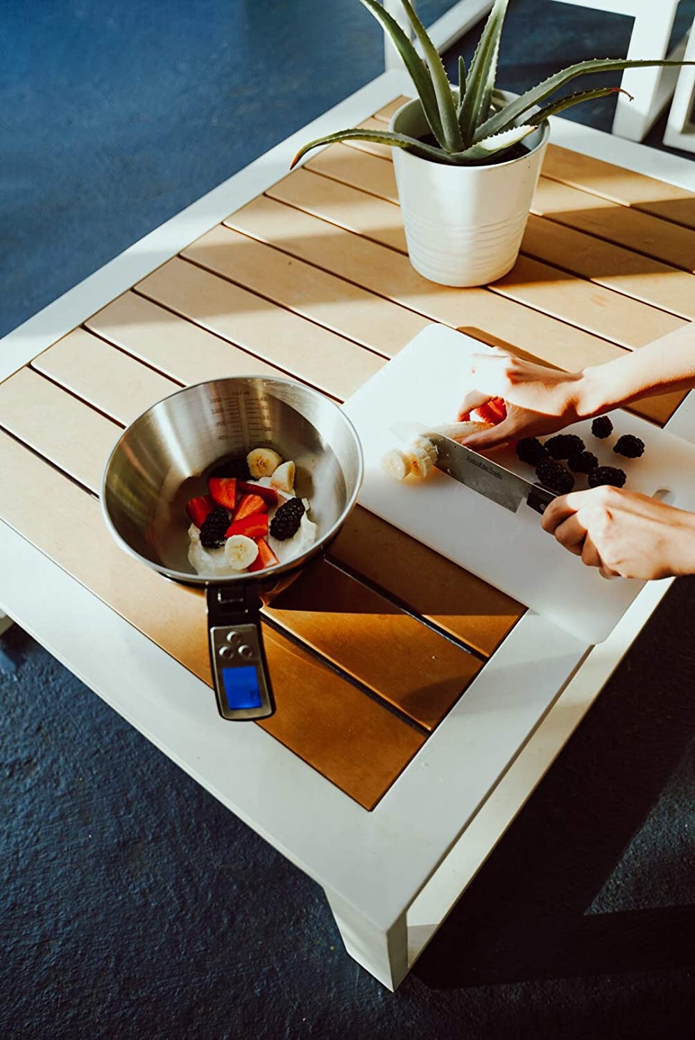 Digital Kitchen Food Scale with Measuring Bowl (Removable)