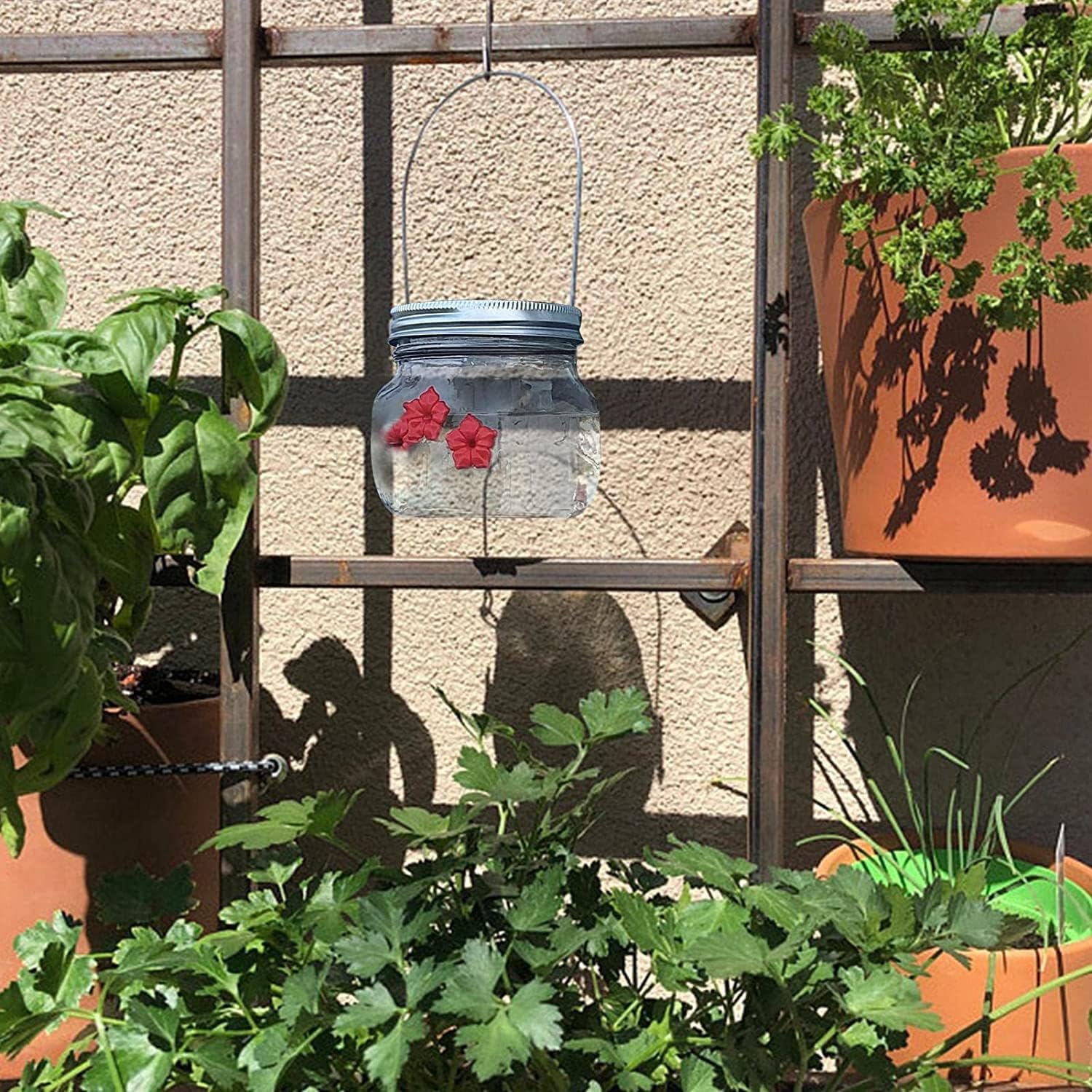 šSummer Funny Sale Buy one get one free - LZYoehinā¢Hummingbird Feeder Mason Jar Three Ports