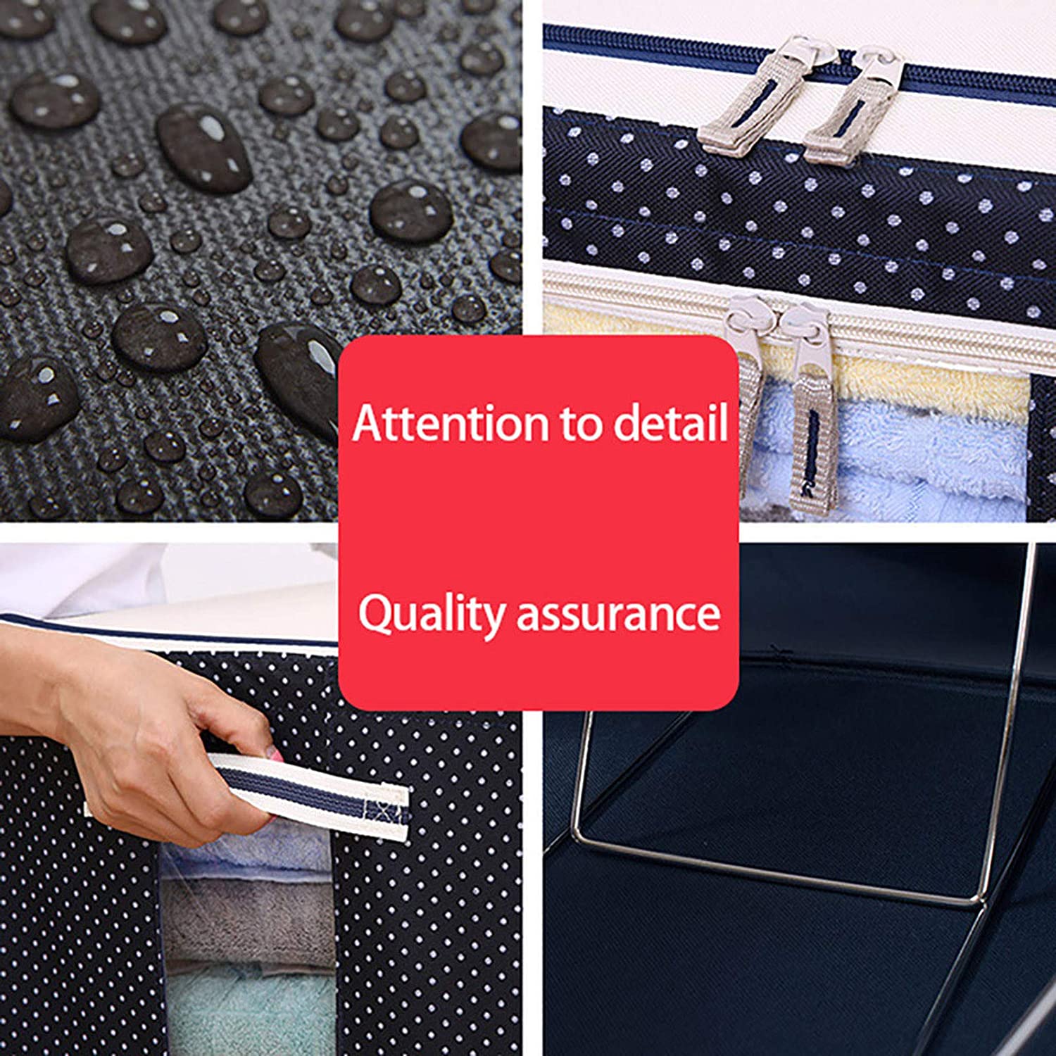 šChristmas Home Sale - LZYoehin⢠Oxford Cloth Steel Frame Storage Box
