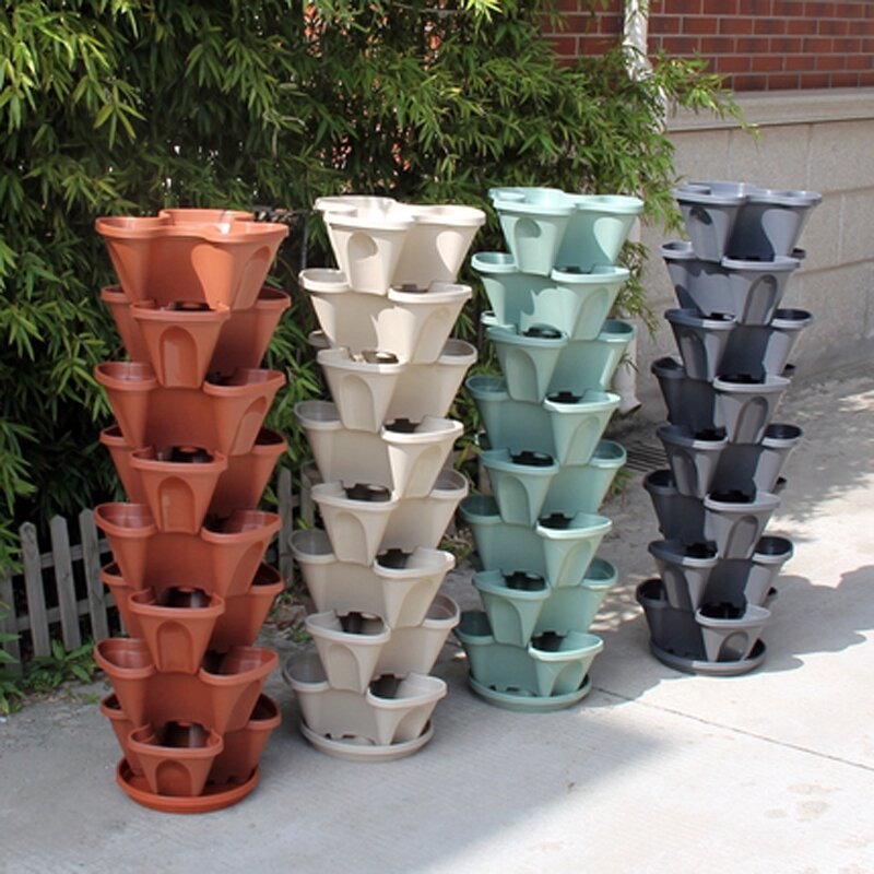 Stackable Gardening Tower(๐ 50% OFF + Buy 5 Free Shipping)