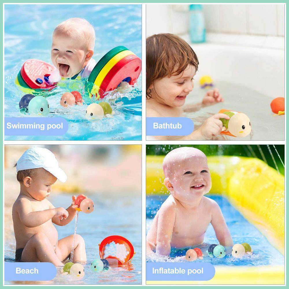 Turtle Bath Toys 3 pcs Set