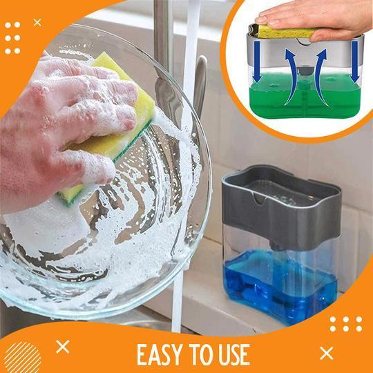 Soap Pump Dispenser Sponge Holder