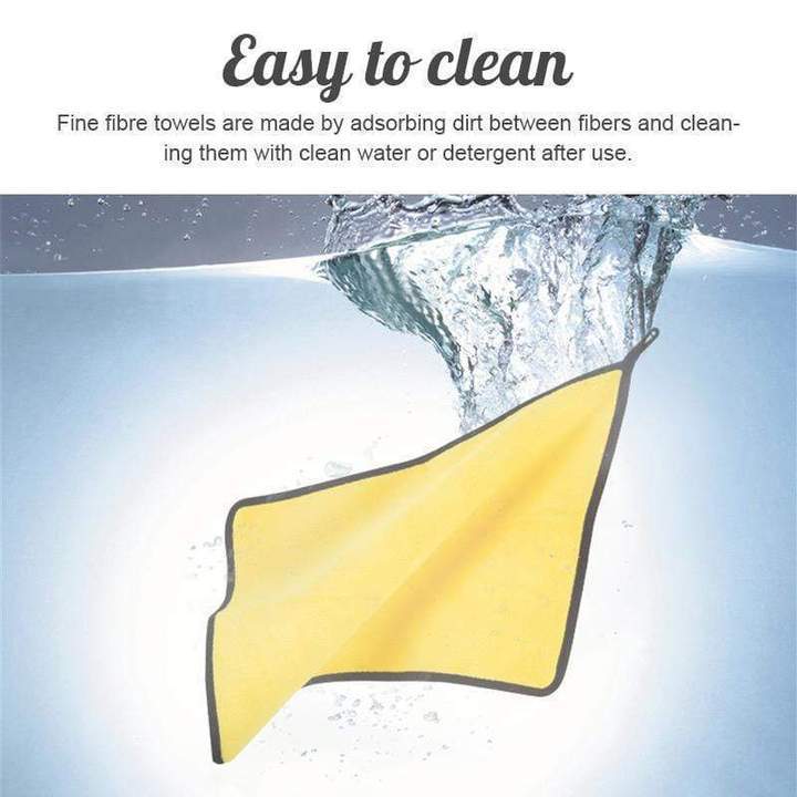 Car Wash Double-sided Microfiber Absorbent Towel