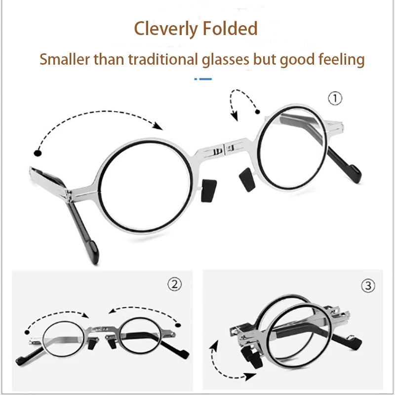🎄50% Off🎄Early Christmas Promotion🎅Folding Blue Light Blocking Reading Glasses Anti UV400