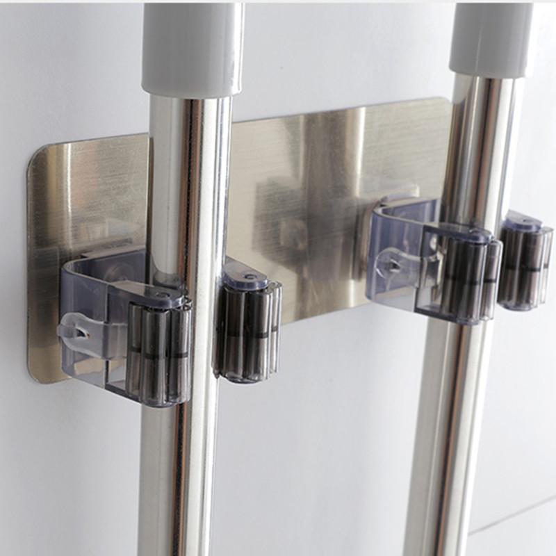 Wall Mounted Mop Organizer Holder