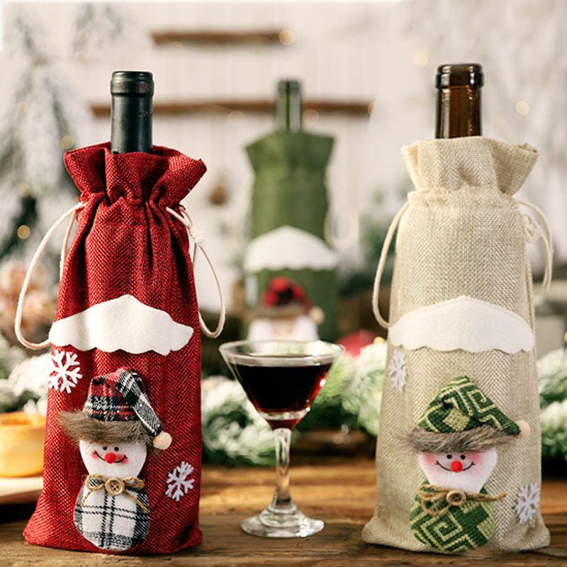 Christmas Wine Bottle Cover