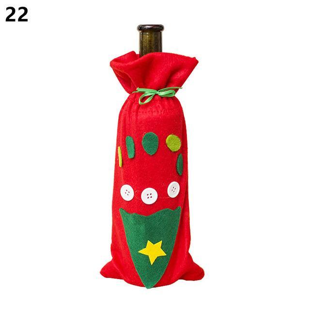Christmas Wine Bottle Cover