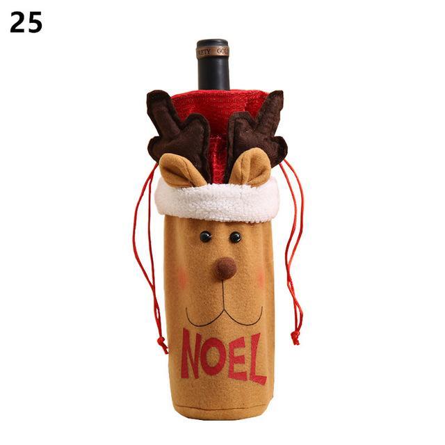 Christmas Wine Bottle Cover