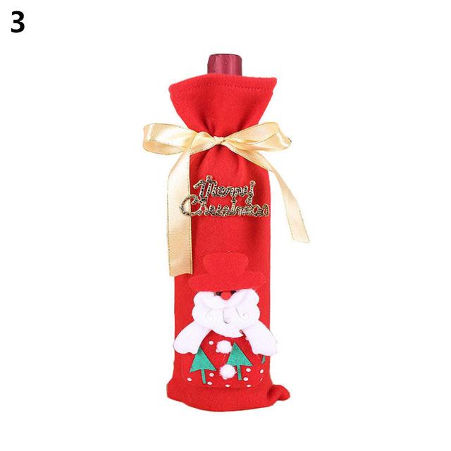 Christmas Wine Bottle Cover