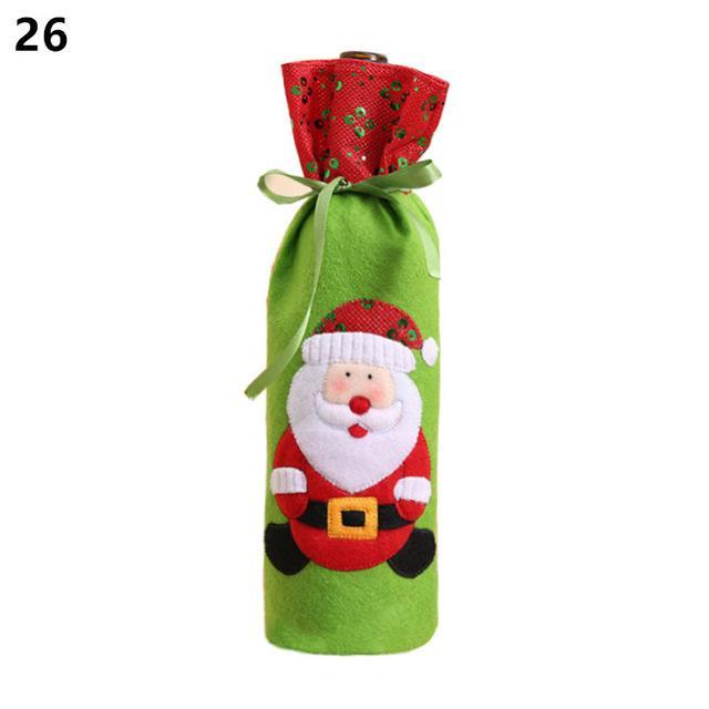 Christmas Wine Bottle Cover