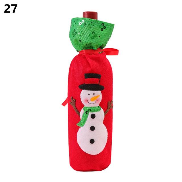 Christmas Wine Bottle Cover