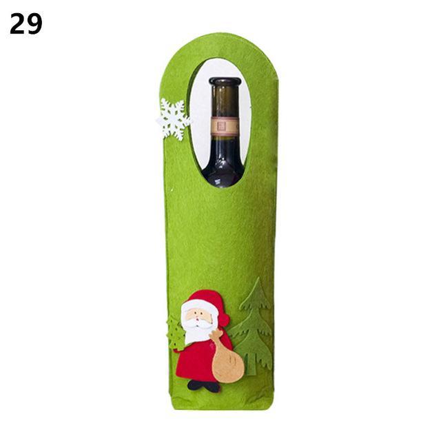Christmas Wine Bottle Cover