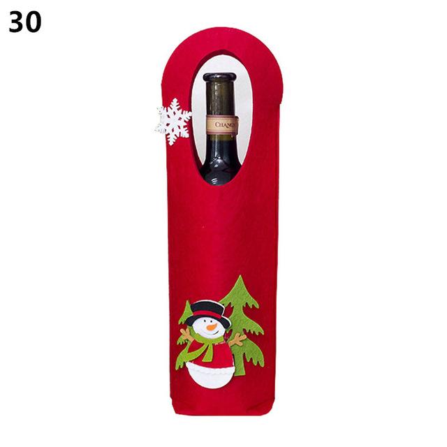 Christmas Wine Bottle Cover