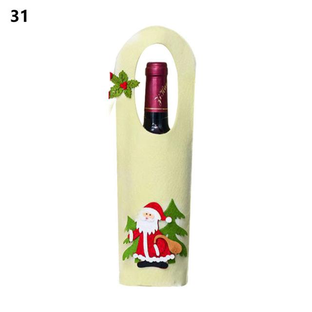 Christmas Wine Bottle Cover