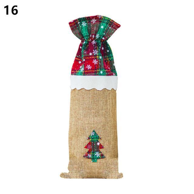 Christmas Wine Bottle Cover