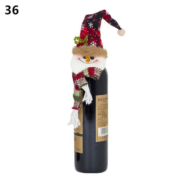 Christmas Wine Bottle Cover