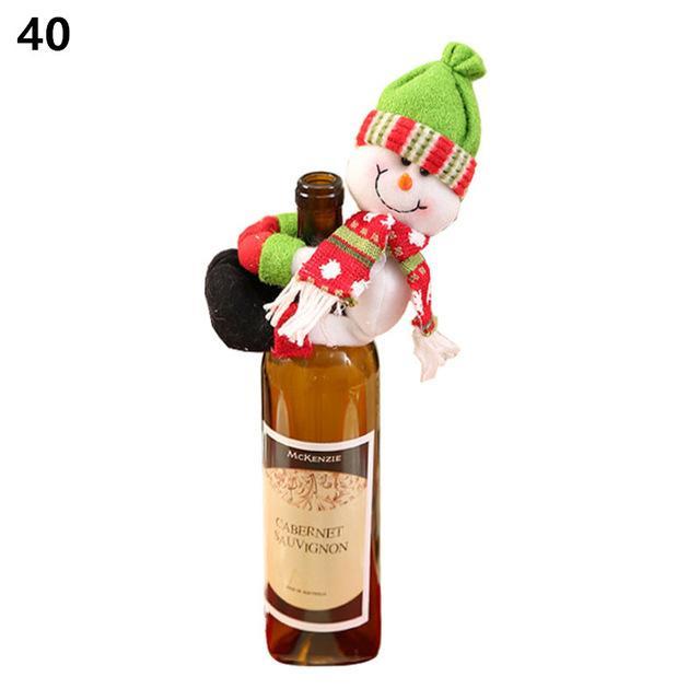 Christmas Wine Bottle Cover