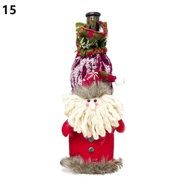 Christmas Wine Bottle Cover