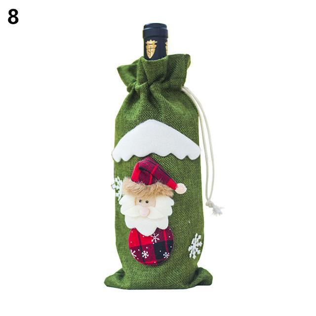 Christmas Wine Bottle Cover