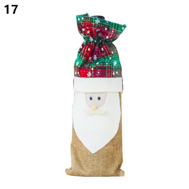 Christmas Wine Bottle Cover