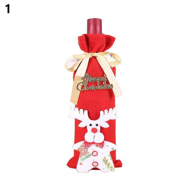 Christmas Wine Bottle Cover