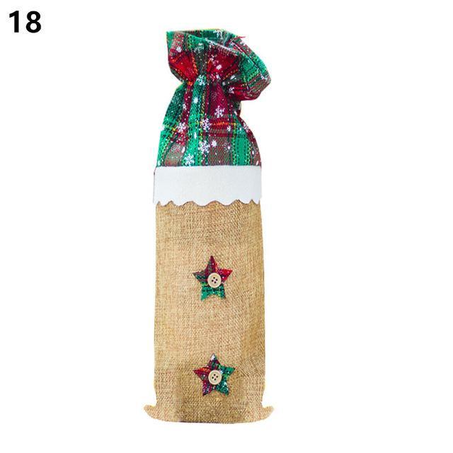 Christmas Wine Bottle Cover