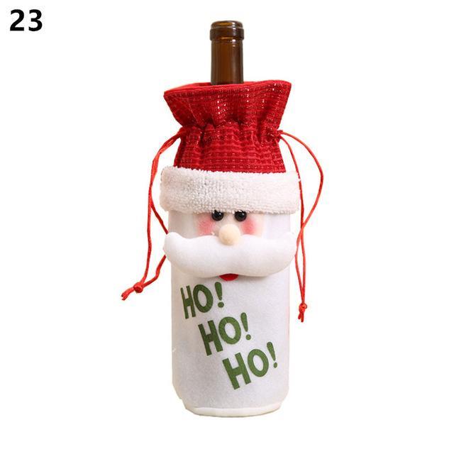 Christmas Wine Bottle Cover