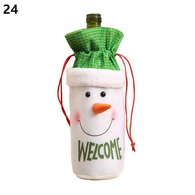 Christmas Wine Bottle Cover