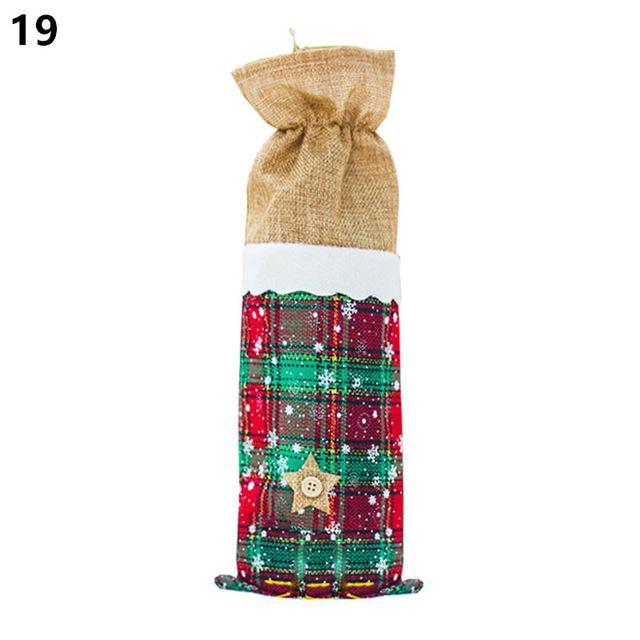 Christmas Wine Bottle Cover
