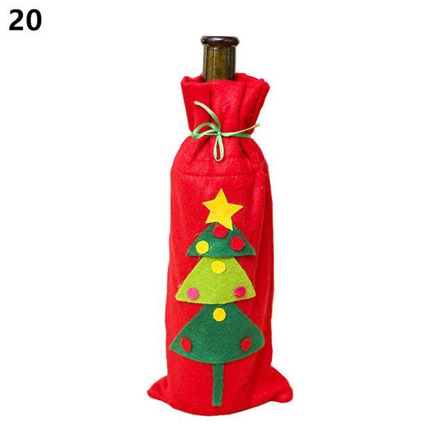 Christmas Wine Bottle Cover