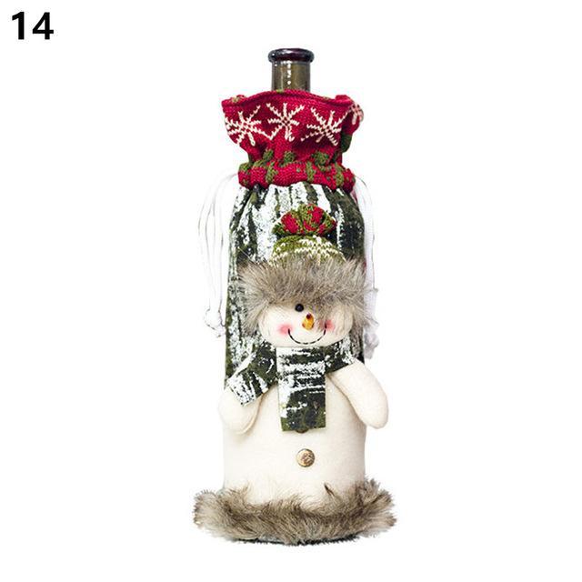 Christmas Wine Bottle Cover