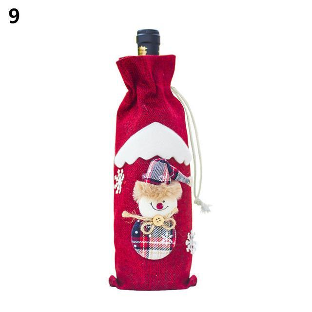 Christmas Wine Bottle Cover