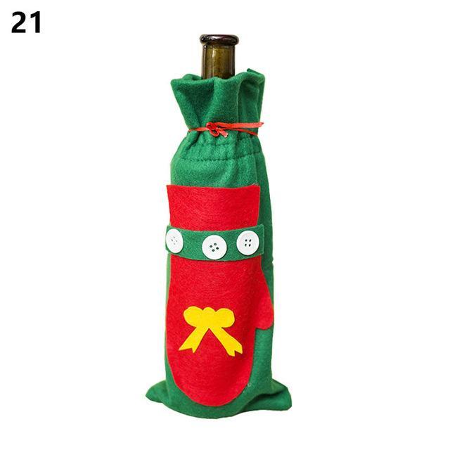 Christmas Wine Bottle Cover
