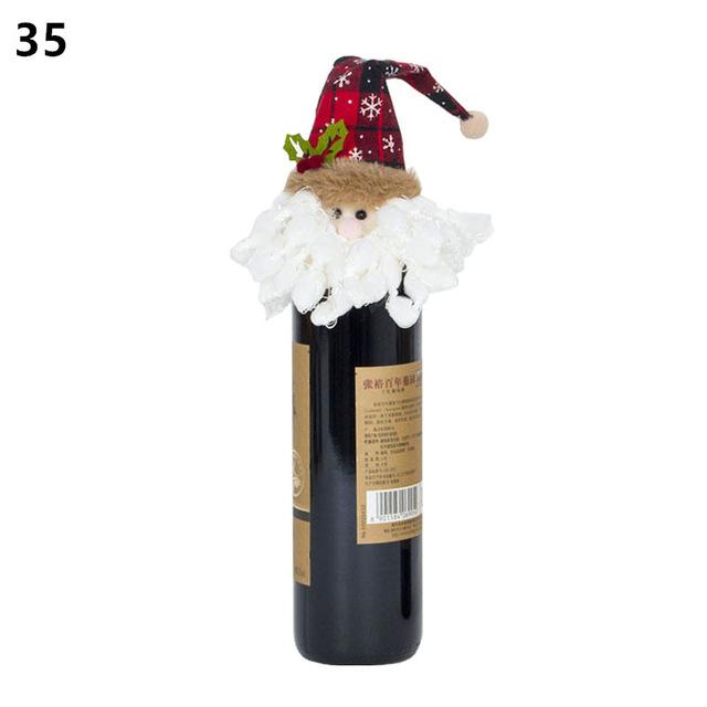 Christmas Wine Bottle Cover