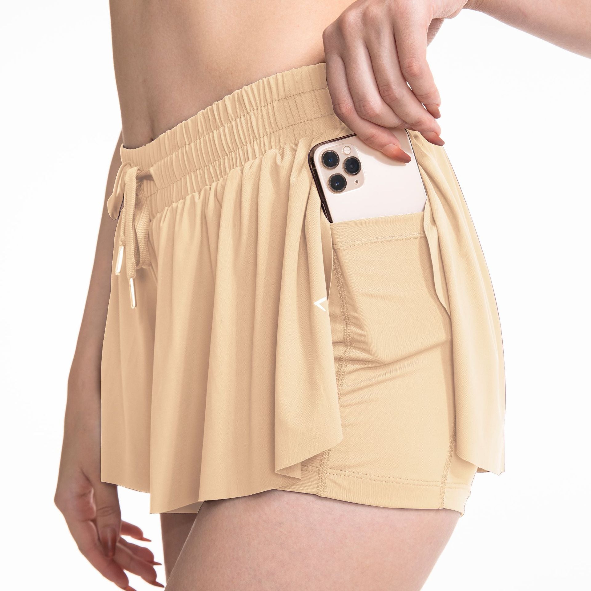 š2023 Athletic Promotions 30% Off - LZYoehinā¢šWomen Running Shorts Workout Yoga Shorts with Phone Pockets