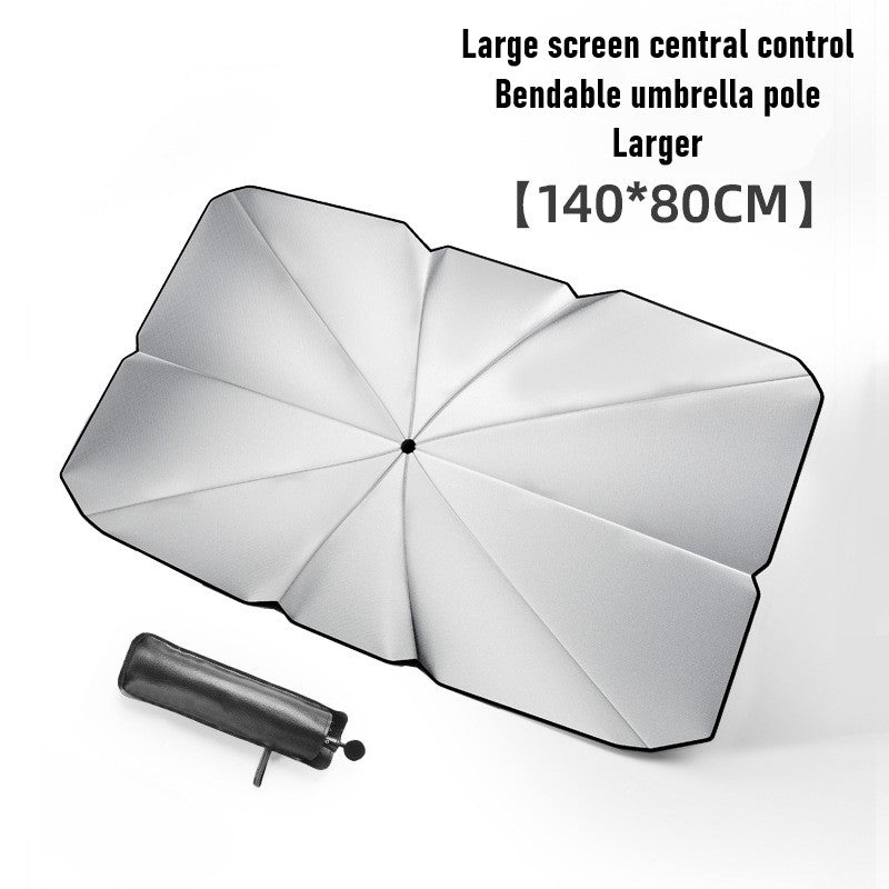 šSummer Funny Big Sale 50% Off -LZYoehinā¢Foldable Car Umbrella Sunshade Cover UV Block
