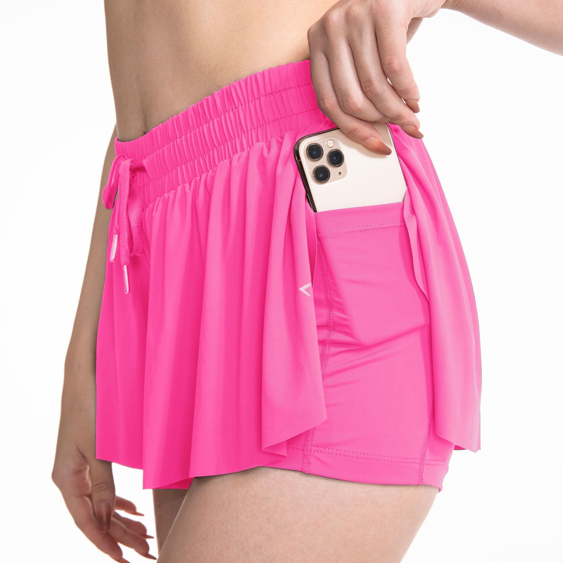š2023 Athletic Promotions 30% Off - LZYoehinā¢šWomen Running Shorts Workout Yoga Shorts with Phone Pockets
