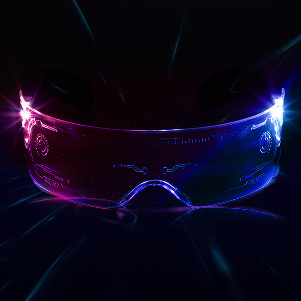 LED Cyberpunk Style Luminous Glasses