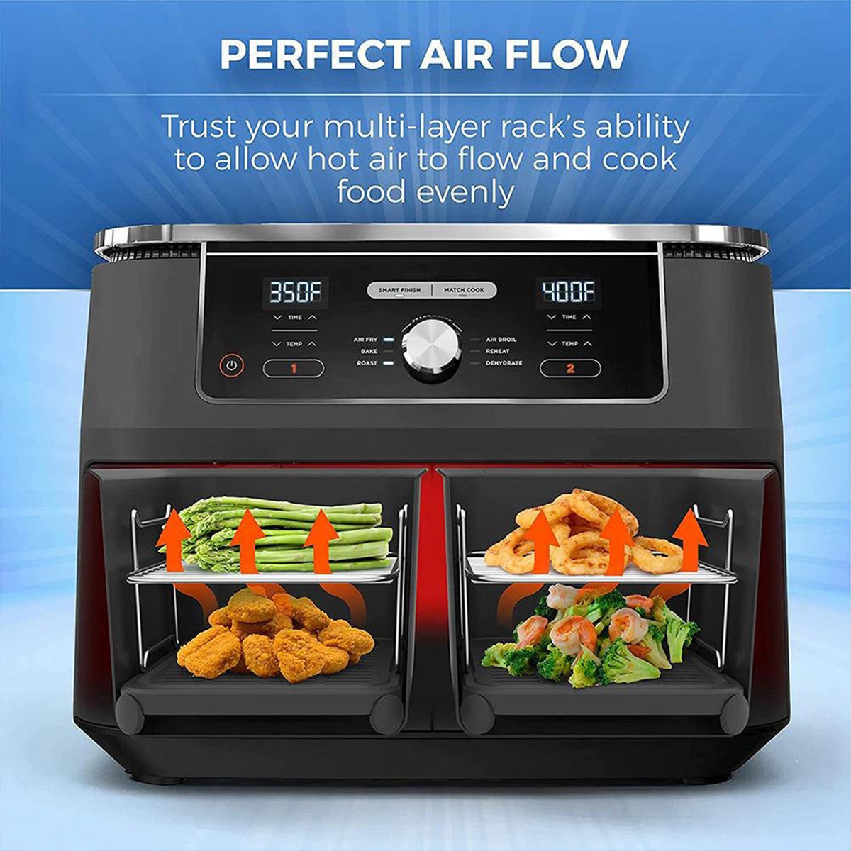 🎊Christmas Home Sale - LZYoehin™304 Stainless Steel Grilling Rack Air Fryer Accessories