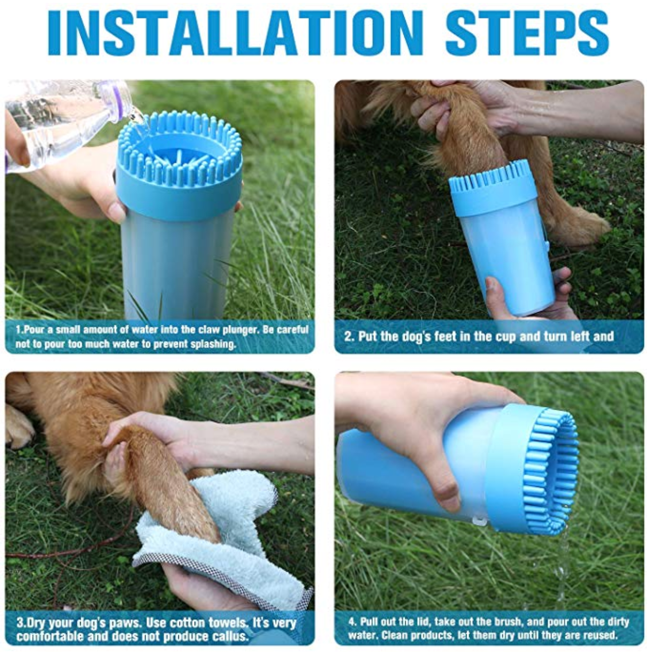 Portable Dog Paw Cleaner